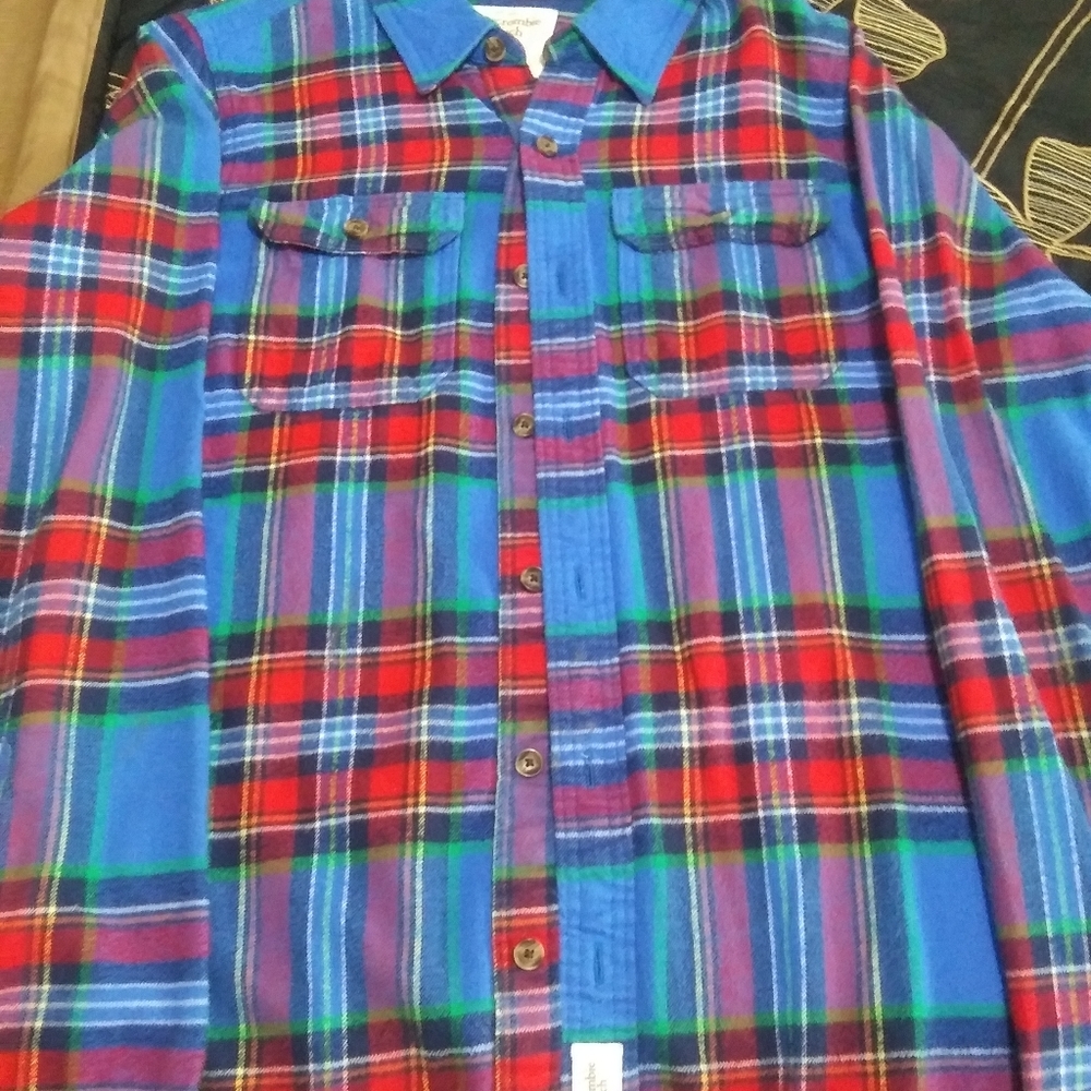 Brand New Abercrombie Thick Flannel Shirt